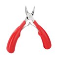 thumbnail image 3 of Cuticle Cutter Sharpener, Hangnail Remover Super  Cuticle Nippers Cuticle Clippers, For Fingernails Toenails Red, 3 of 8