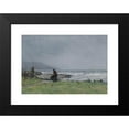 thumbnail image 2 of Joseph Henderson 14x11 Black Modern Framed Museum Art Print Titled - A Windswept Beach, 2 of 5