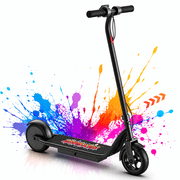 Electric Scooter for Kids Ages 6-12, 250W Motor Kids Scooter with 9 MPH Max Speed, 10 Miles Range, 6.5" Solid Tires, Lightweight 16 lbs, 265 lbs Max Load, 25.2V 4.4Ah Battery