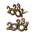 thumbnail image 1 of Gafas con números brillantes para Año Nuevo 2023, accesorios para fiestas y recuerdos. amarillo colorido, 1 of 9