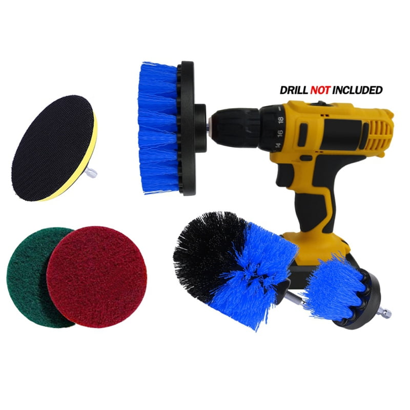 6Pcs/Set Power Scrubber Drill Brush Attachment Kit for Cleaning Shower