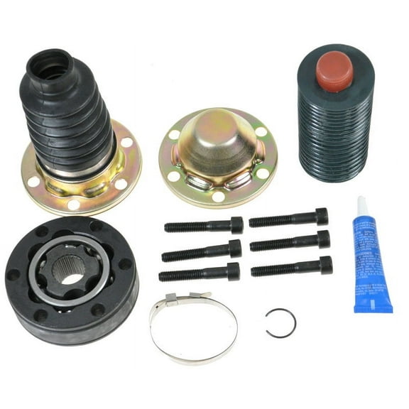 TRQ Front Driveshaft Rear CV Joint Rebuild Repair Kit for Equinox Torrent AWD CRA92738
