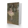 thumbnail image 2 of Edgar Degas The Star Dancer on Stage Ballet Fine Art Greetings Card Plus Envelope Blank inside, 2 of 3