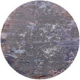thumbnail image 1 of Ahgly Company Machine Washable Indoor Round Industrial Modern Grape Purple Area Rugs, 3' Round, 1 of 7