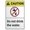 Warning Sign 3, variant on Caution Do Not Drink The Water Bilingual Spanish Sign, 8"x12" Rust-Free Aluminum Metal Sign, Weather-Resistant Durable Easy-Mount Sign