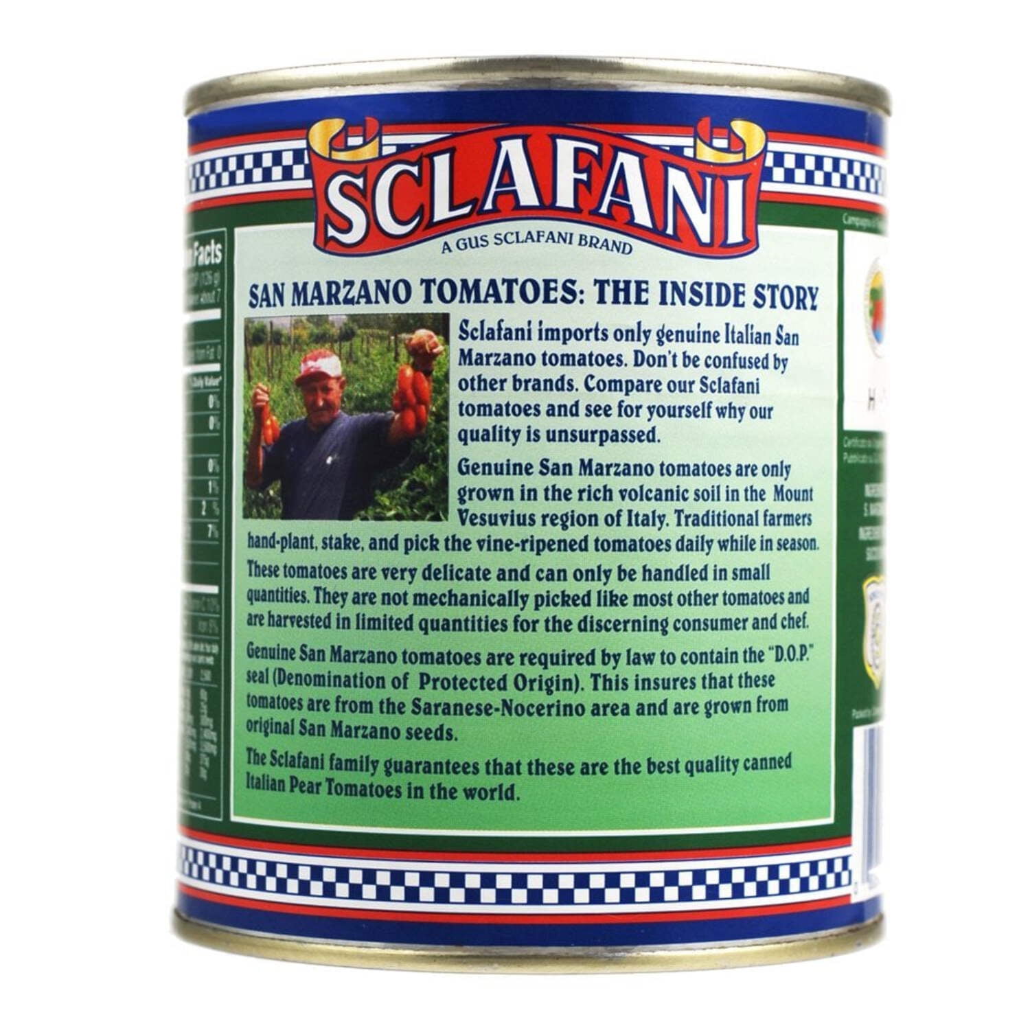 Sclafani San Marzano Tomatoes, DOP, 28 oz 4 PACK