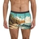 thumbnail image 1 of Fotbe Coastal Palm Beach Calzoncillos Tipo Boxer con Bolsa de Soporte Total para Hombre, X-Temp Fresco, Transpirable y de Secado Rápido-Small, 1 of 5