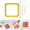 thumbnail image 2 of 18 Teeth Weaving Loomed Kits Square Knitting Loomed Knitting Accessories, 2 of 8