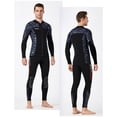 thumbnail image 3 of Buceo de buceo 3mm Tops de traje de neopreno Premium neopreno Tits UV Protección de UV Buceo de buceo Scuba de canoa para aeróbicos de agua Snorkeling Grey L seitruly OD003290-13, 3 of 7