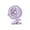 Purple, variant on Summer Savings Clearance! Boovnll Clip on Fan, 3 Speeds USB Fan with Night Light, Quiet, Strong Airflow, 360° Rotation, Desk Fan, USB Rechargeable Mini Fan for Home, Bedroom, Dorm & Office, Fan