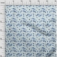 thumbnail image 3 of oneOone Cotton Cambric Light Blue2 Fabric Abstract Floral Sewing Craft Projects Fabric Prints By Yard 42 Inch Wide, 3 of 4