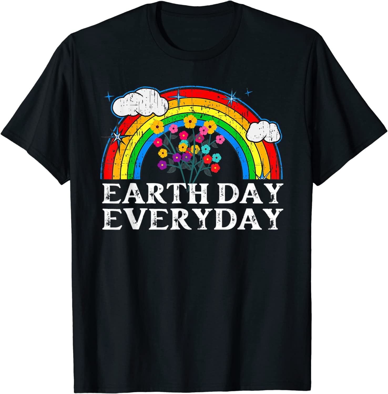 Earth Day Everyday Shirt for Women Earth Day 2023 T-Shirt O-Neck Short ...