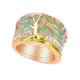 thumbnail image 5 of Banda De Anillo De Bodas De árbol De La Vida De Diamantes De Imitación De Epoxi De Metal De Moda Para Hombres 6 Sunnimix Anillo de estilo vintage para mujer, 5 of 8