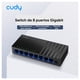 thumbnail image 1 of Switch Gigabit De 8 Puertos 10/100/1000 Mbps Cudy Gs108d, Plug & Play, Transmisión Ethernet Hasta 170 M, Red Cableada Estable Para Pc, Consolas, Smart Tv Y Cámaras Ip, 1 of 8