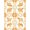 Champagne Cream, Pattern 10, variant on ODIKA Bold Patchwork Block Motif Border Abstract Inspired Cow Spotted Refined for Home Office, Gaming Room, Under Desk, Non-Slip Chair-Friendly
