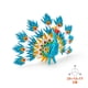 thumbnail image 2 of Papel para Manualidad Origami 3D Pavo real Alexander A 2555-O, 2 of 4