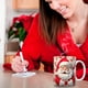 thumbnail image 4 of Taza Navideña Inflada con Diseño de Muñeco de Nieve, Taza de Papá Noel Inflada de 15 Oz y 11 Oz., 4 of 5