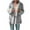 Gray, variant on Dezsed Women's Teddy Bear Fleece Oversized-Fit Lapel Jacket Women Plus Size Winter Warm Loose Plush Hooded Jacket Coat