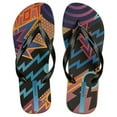 thumbnail image 3 of Hotmarzz Men's Flip Flops Patterns and Prints Summer Sandals Beach Slippers Size 12, 3 of 5