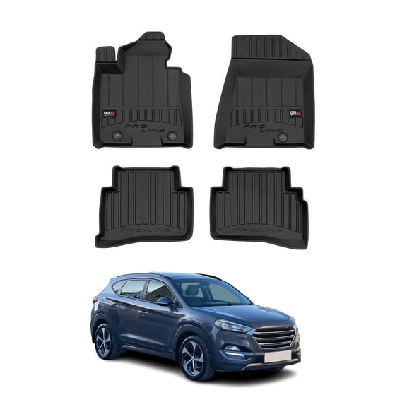 OMAC Premium Floor Mats for Hyundai Tucson 2016-2021 Heavy Duty All-Weather