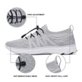 thumbnail image 3 of Zapatos Acuáticos ALEADER para Mujer Slip-On Gris Talla 10 US, 3 of 9