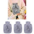 thumbnail image 1 of SEWACC 1Pc Water Heating Bag Hot Water Bottle Cute Light Grey, 1 of 6