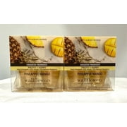 Bath & Body Works Pineapple Mango Wallflowers Home Fragrance Refills, 0.8 fl oz each - 4 Refills