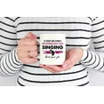thumbnail image 2 of Funny Singing & Work Sayings White Ceramic Coffee & Tea Mug (15oz), 2 of 6