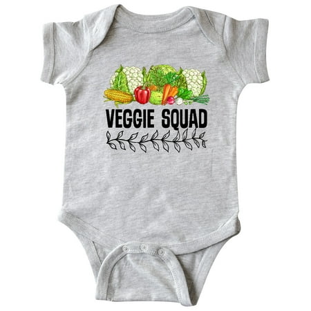 

Inktastic Veggie Squad Vegan Vegetarian Gift Baby Boy or Baby Girl Bodysuit