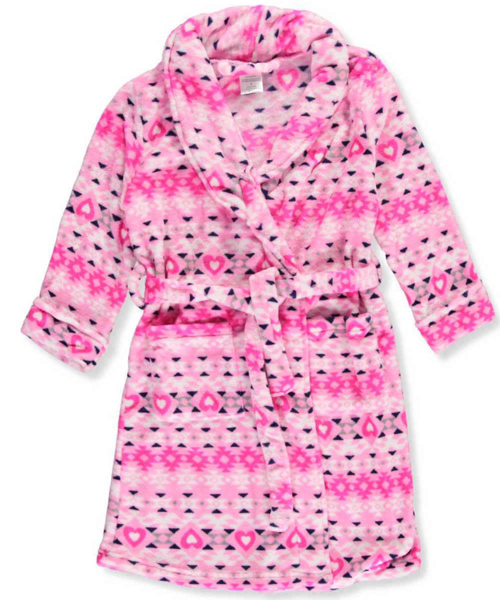 Sweet N Sassy Sweet n Sassy Big Girls' Plush Robe (Sizes 7 16