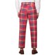thumbnail image 3 of Pantalones de trabajo INSPIRE CHIC para hombres, formales de negocios, de cuadros, pantalones de prom, 30 rojo, 3 of 7