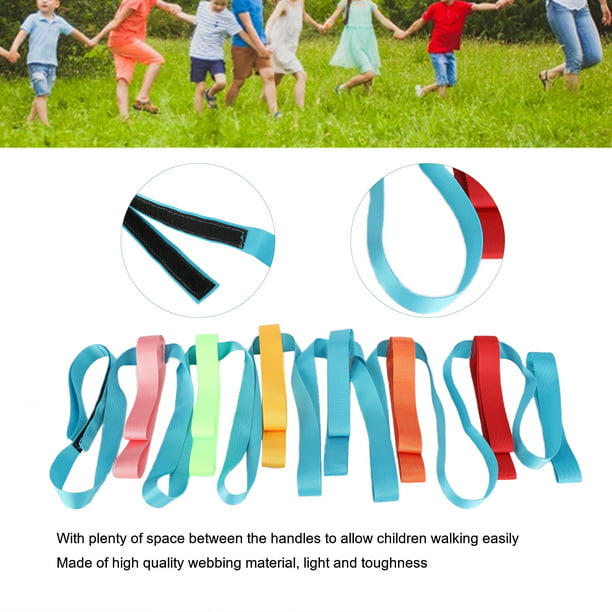 Knifun Walking Rope,Toddler Walking Rope,Kids Walking Rope Anti‑Lost  Colorful Handles Children Line Rope for Preschool Daycare 