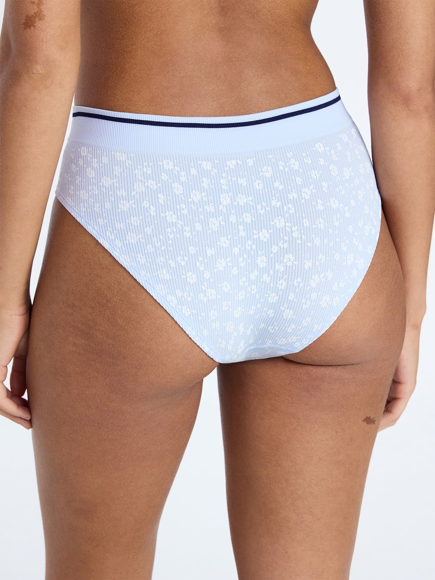 No Boundaries Seamless Hipster Panties, 3-Pack, Women’s, Sizes XS-XXXL
