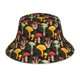 thumbnail image 1 of Fotbe Mushrooms And Fern Stems Sombrero Tipo Pescador con Estampado – Sombrero de Sol de Algodón de Moda para Playa, Golf, Pesca, 1 of 6