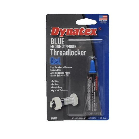 Dynatex 49447 Blue Medium Strength Threadlocker 6ml Tube