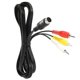 thumbnail image 1 of 9 Pins Av Cable Composite Stereo Video Audio Cord Lead For Sega Genesis/md 2 3-hy, 1 of 4