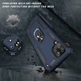 thumbnail image 4 of for Galaxy A42 5G Case with Screen Protector, Grade Shockproof Cover Pass 16ft Drop Test Protective Phone Case with  Kickstand Car Holder for Samsung Galaxy A42 5G Blue, 4 of 14