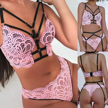 

New Sexy Fashion Lace Lingerie Underwear Sleepwear G-string Pajamas Garter