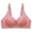 Pink, variant on Darzheoy Wire-Free Bra for Women Fashion Plus Size Wire Free Comfortable Push Up Hollow Out Bra Underwear Womens Bra 44/100BC