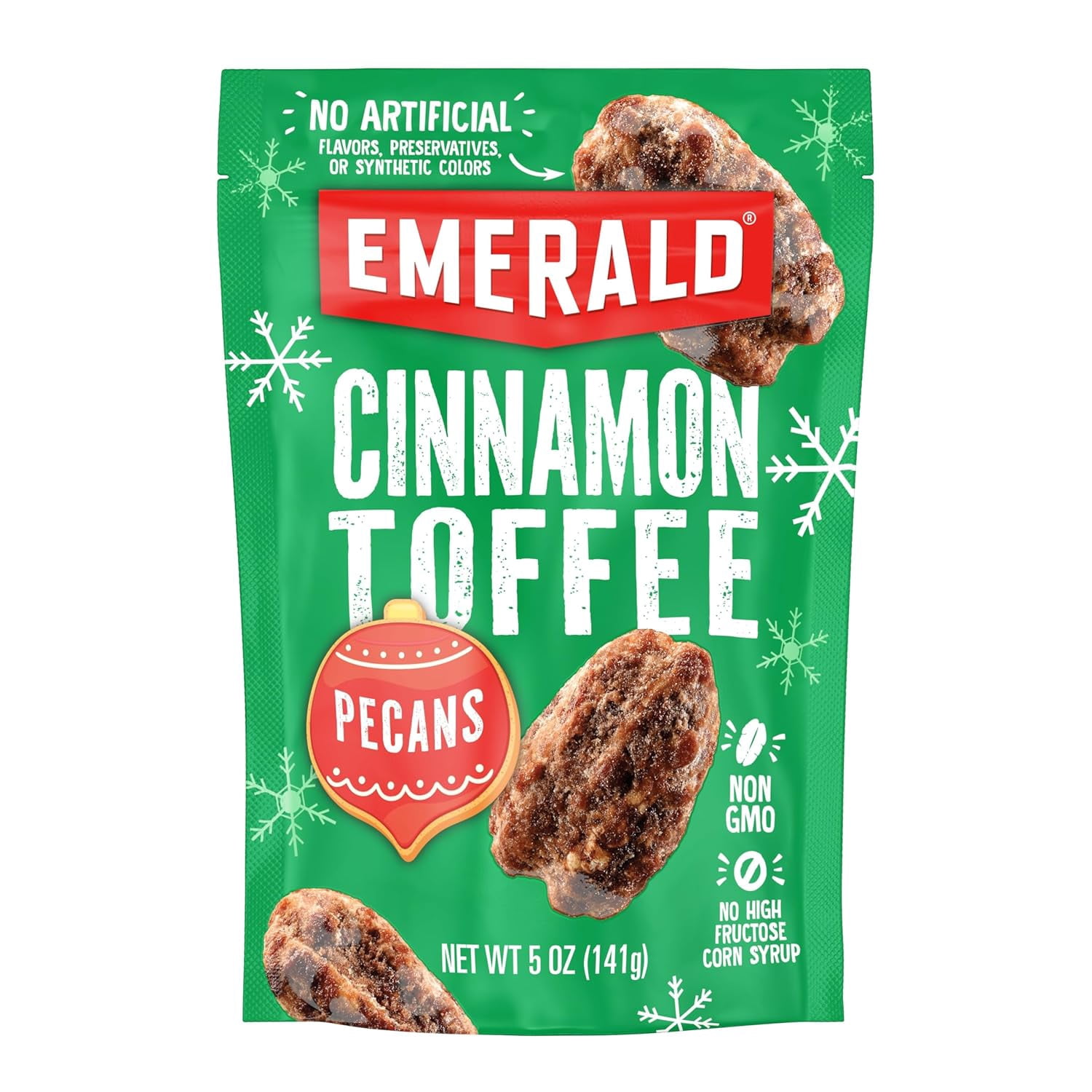 Emerald Nuts Cinnamon Toffee Pecan, 5 oz (Pack of 3)
