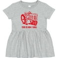 thumbnail image 3 of Inktastic This is How I Roll Tractor Red Girls Baby Dress, 3 of 5