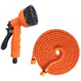 thumbnail image 1 of Mangueras de jardín para exteriores Manguera de agua expandible flexible con conector MABOTO Naranja 50FT, 1 of 7