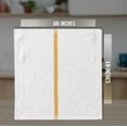 thumbnail image 5 of GOLD TEXTILES 36 PC Cotton Blend White Bar Mop Kitchen Towels 32oz Gold Stripe Commercial Use 16"x19", 5 of 8