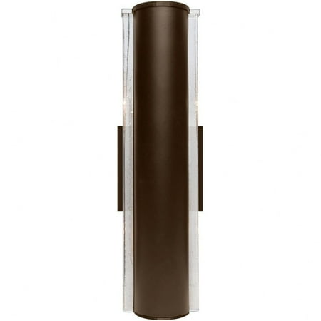 

Besa Lighting 2NW-ESPADA16-LED-BR Espada - 2 Light Outdoor Wall Mount Bronze LED Black Finish with Black/Clear Bubble Glass