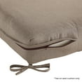 thumbnail image 4 of Sunbrella Fabric Cast Shale 2-Piece Reversible Outdoor Deep Seat Cushion Set, 4 of 9