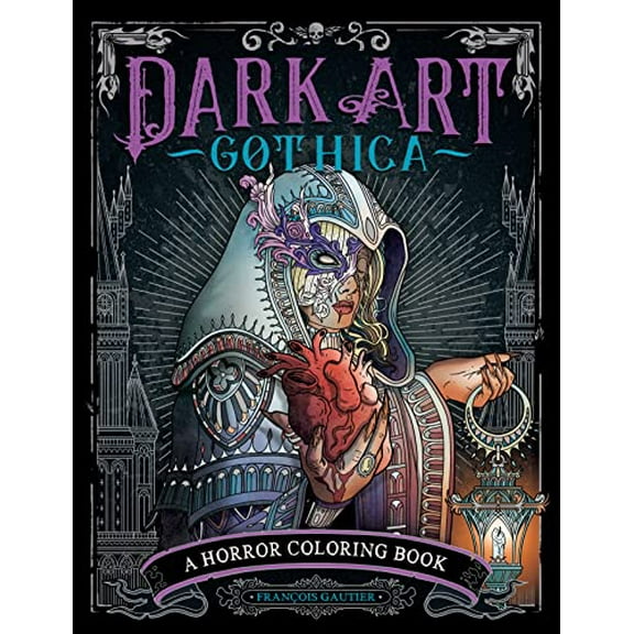 Pre-Owned Dark Art Gothica: A Horror Coloring Book (Dark Art Coloring) Paperback