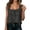 Grey, variant on Linen Tank Tops for Women 2026 Summer Casual Loose Square Neck Cute Bow Front Sleeveless Blouses Beach Vacation Shirt