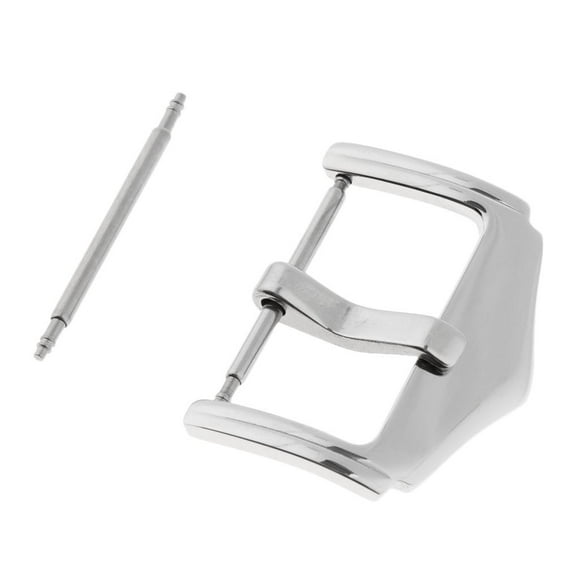 Correa De Reloj de material acero Inoxidable Sólido Hebilla De Repuesto Hebilla De Reemplazo Correas De Reloj De Color Plateado Cierres 16 22 Mm 18mm