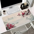 thumbnail image 6 of Japanese Gaming Mouse Pad Cherry Blossom Desk Mat XXL Extended Anime Large Mouse Pad Gaming Keyboard Mouse Mat Desk Pad for Computer Laptop Non-Slip Rubber Base Mousepad with Stitched Edges, 6 of 6