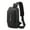 Black, variant on Men’s Anti-Theft Crossbody Sling Bag with Combination Lock – Secure Chest Pack with Zipper Compartments, Adjustable Strap, Lightweight Travel Backpack